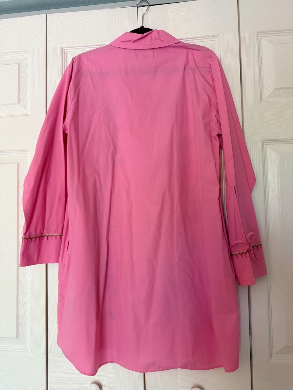 Johnny Was Camellia Floral Embroidered 100% Cotton Tunic Dress - Picture 4 of 8